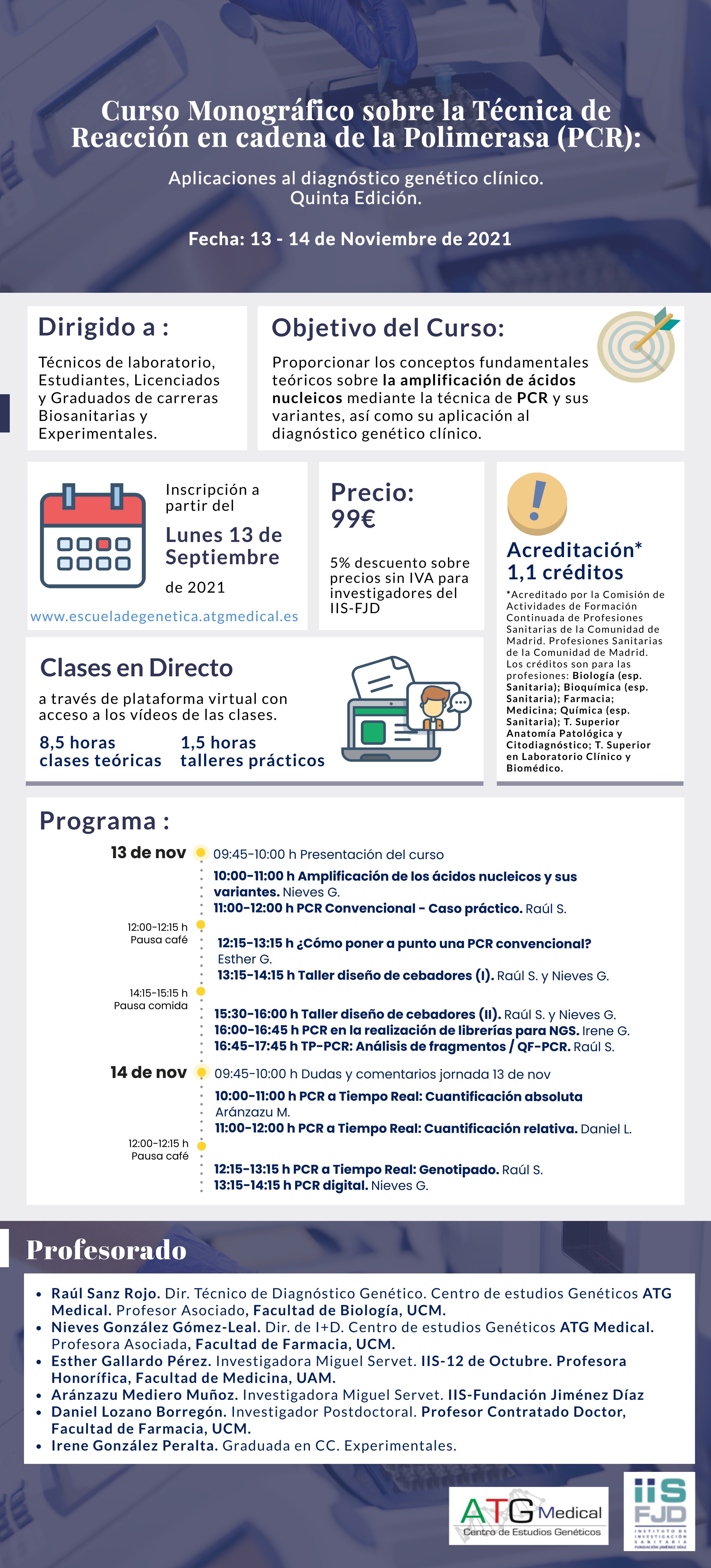 Programa Curso PCR 5ª Ed.